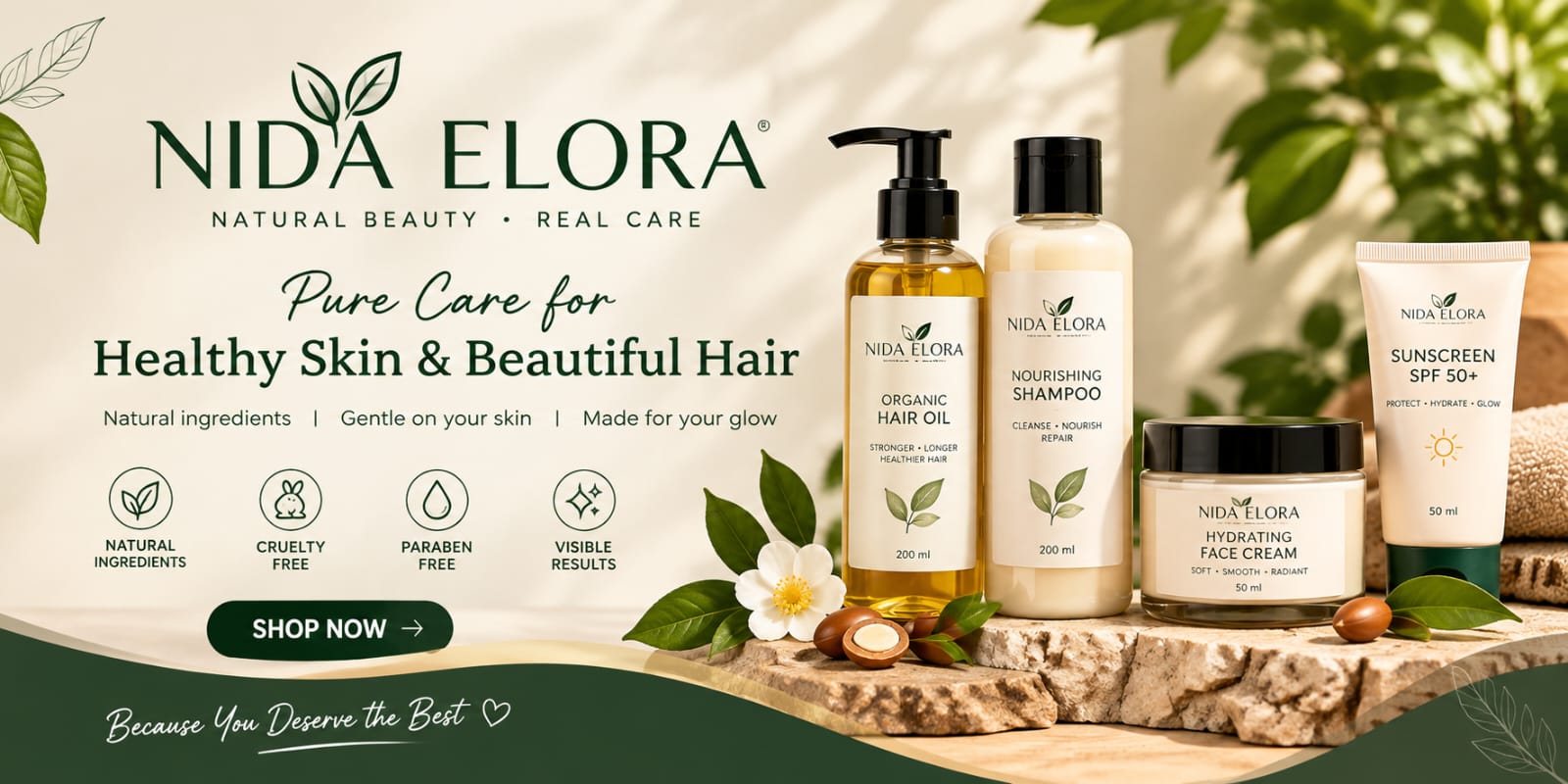 Nida Elora - Natural Beauty Real Care