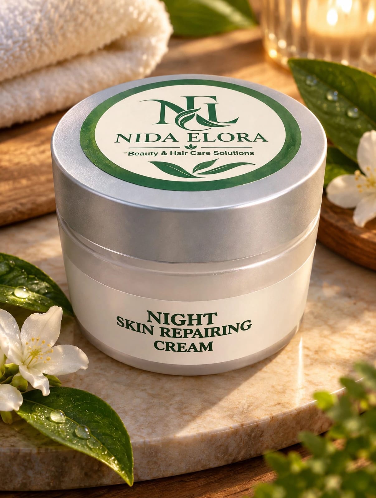 NidaElora Night Repair Skin Cream