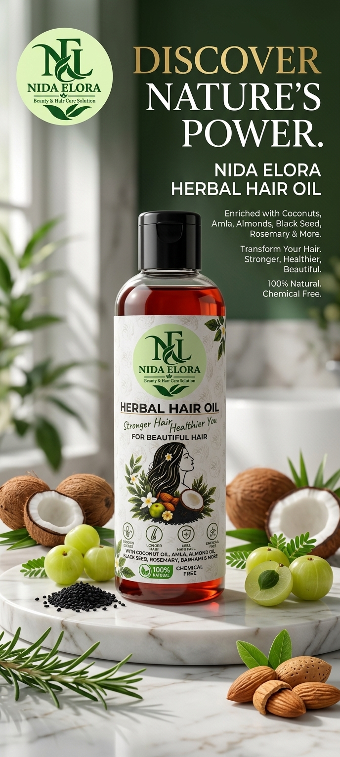 Nida EloraHerbal Hair Growth Oil